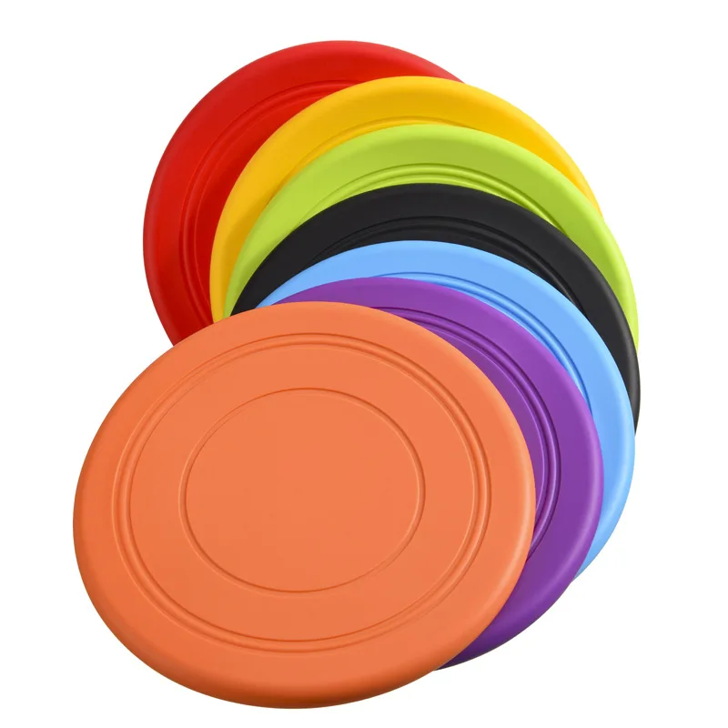 Platillo volador de silicona antideslizante para mascotas, resistente, suave, juguete para perros, discos voladores, adiestramiento de cachorros, suministros interactivos para mascotas, 1 Uds.
