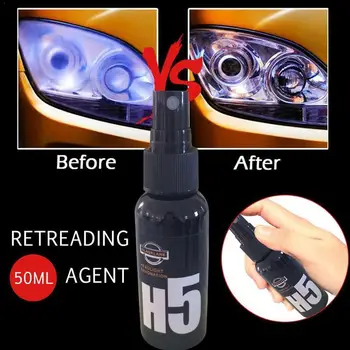 

50ml Car Headlight Repair Agent Automobile H5 Headlight Car Restoration Repair Anti-scratch Maintenance Polishing Tools Liq H1Y0