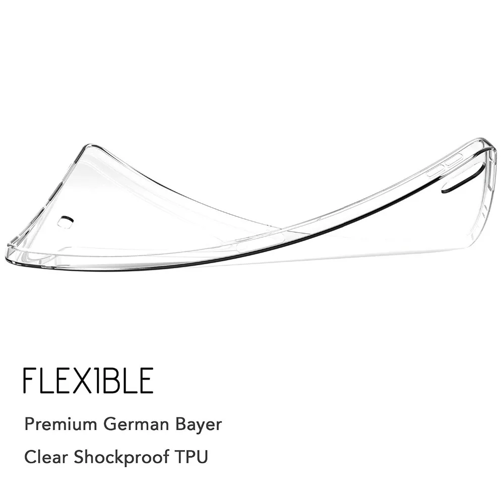 Чехол для Apple iPad Pro 11& 12,9 силиконовый мягкий чехол для планшета из Уретанового термопластика, совместим с Apple Pencil