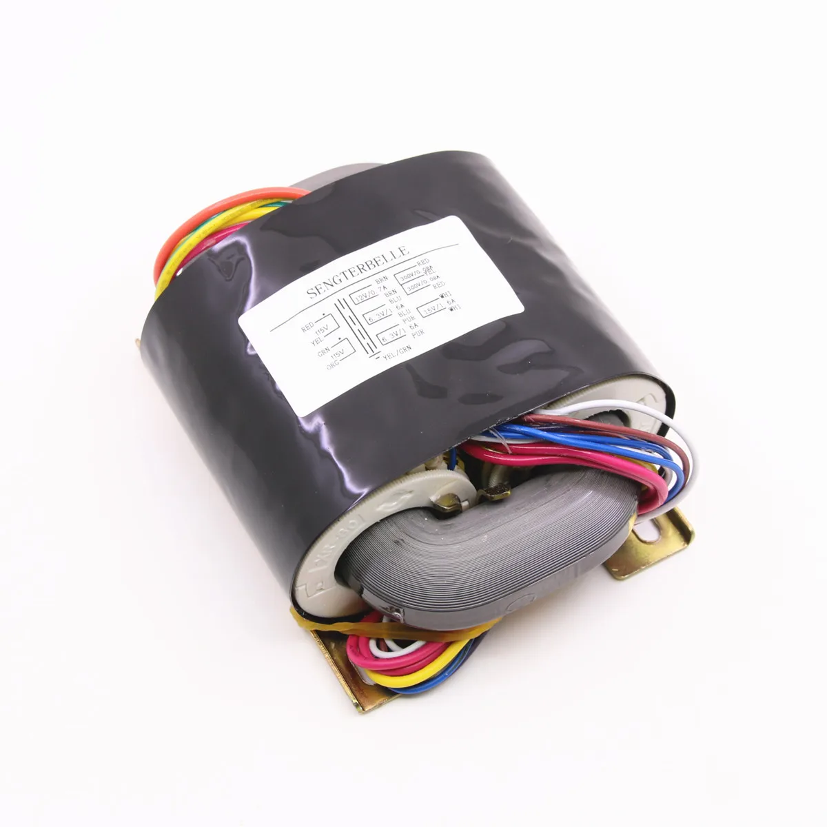 R80-25 100W R Тип аудио трансформатор, Выходная мощность: 300-0-300(80mA), 0-6.3X2(1.6A), 0-15(1.6A), 0-12(0.7A) для усилителя