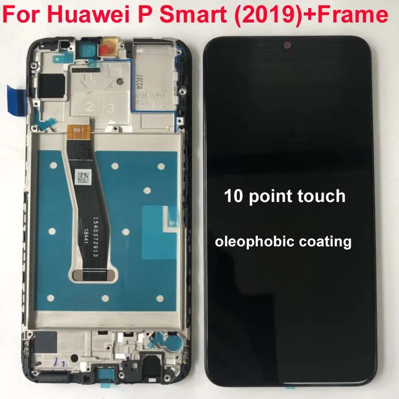 Для huawei P Smart, ЖК-дисплей, дигитайзер в сборе, сенсорный экран с рамкой для POT-LX1 P Smart, запасная часть