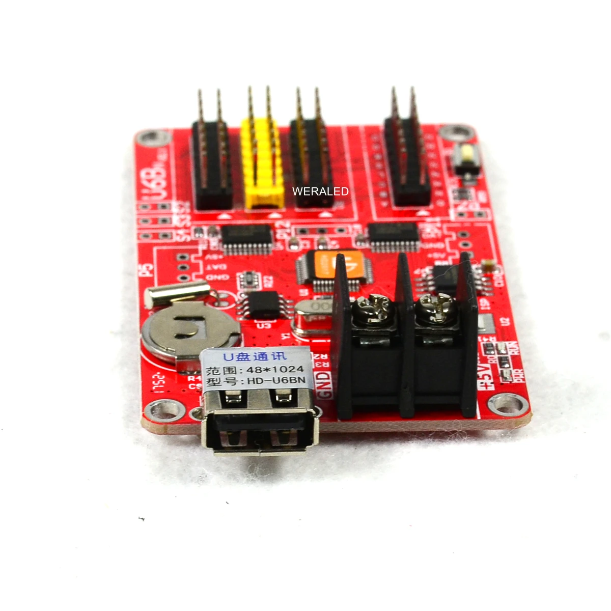Карта сообщений Huidu светодиодный дисплей два цвета с USB диском поддержкой диска