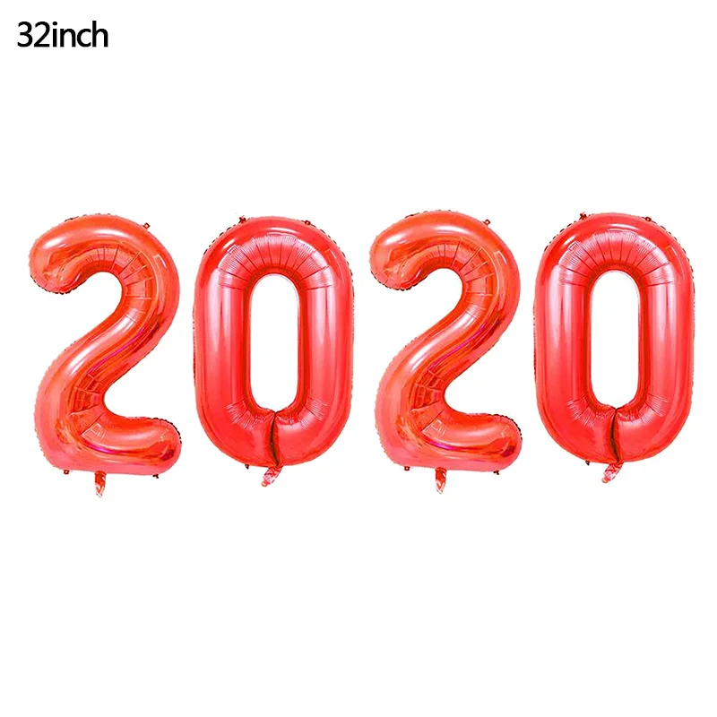 B07 red 32 дюйма номер счастливый год воздушный шар бутылка вина круглая Звезда фольга надувной шар гелиевый воздушный шар вечерние украшения для дома - Цвет: B07 red