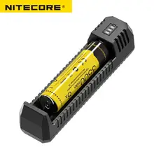 NITECORE UI1 Портативный USB Li-Ion Батарея Зарядное устройство совместимо с 26650 21700 18650 16340 14500 Батарея