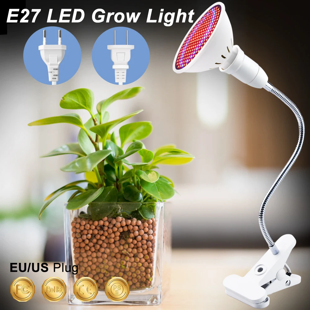 E27 светодиодный Grow Lights Full Spectrum 220V Fitolampy Фито лампа 3W 5W 7W 15W 20W палатка для выращивания растений цветы овощи завод тента
