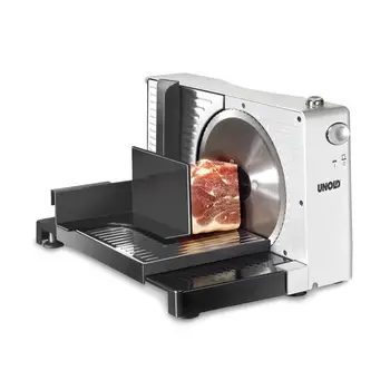

Free shipping Household Electric Food Slicer Fruit Lamb Slices Shred Cut The Meat Planing Machine Adjustable Thickness