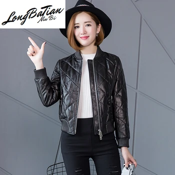 

Quality Women's High Winter Sheepskin Coat Female 100% Real Natural Genuine Leather Jacket Women Clothing 2020 LW3982