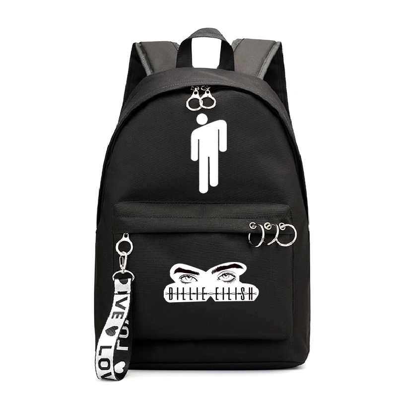 Рюкзак для путешествий Mochila Billie Eilish рюкзак женская сумка дизайн школьные сумки для девочек-подростков - Цвет: 2