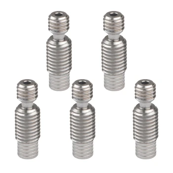 

5PCS Hotend Throat TC4 Titanium Alloy for 1.75MM Filament for E3D V6 Hotend Throat 3D Printer Parts