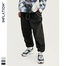 Коллекция, мужские брюки-карго, приталенные, облегающие, мужские тонкие брюки-карго с эластичной резинкой на талии, мужские уличные спортивные штаны 93404W