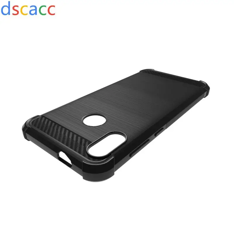 DSCACC чехол из углеродного волокна с воздушной подушкой TPU для htc U12 Life U12 Plus Desire 12 Plus Desire 12 100 шт