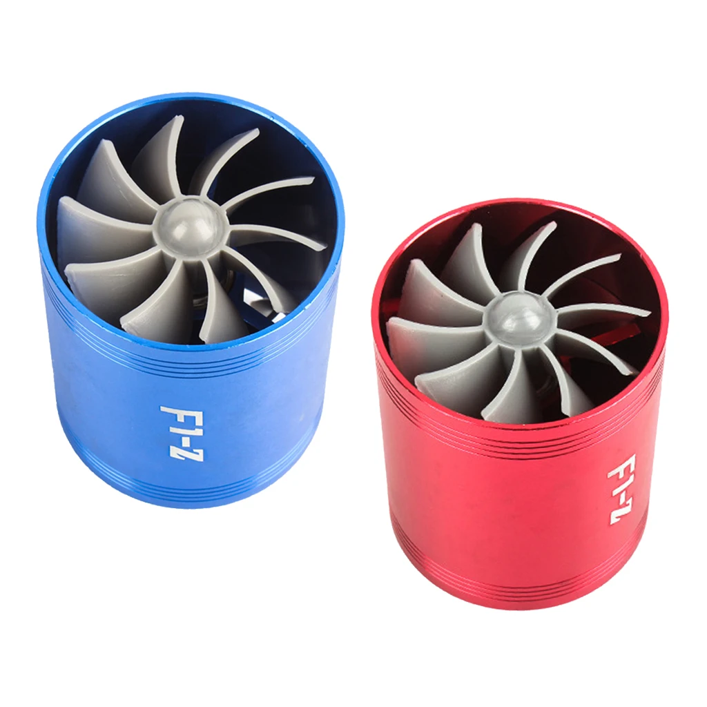 2 Pieces Universal Car Turbo Charger Super Charger Turbo Easy installation