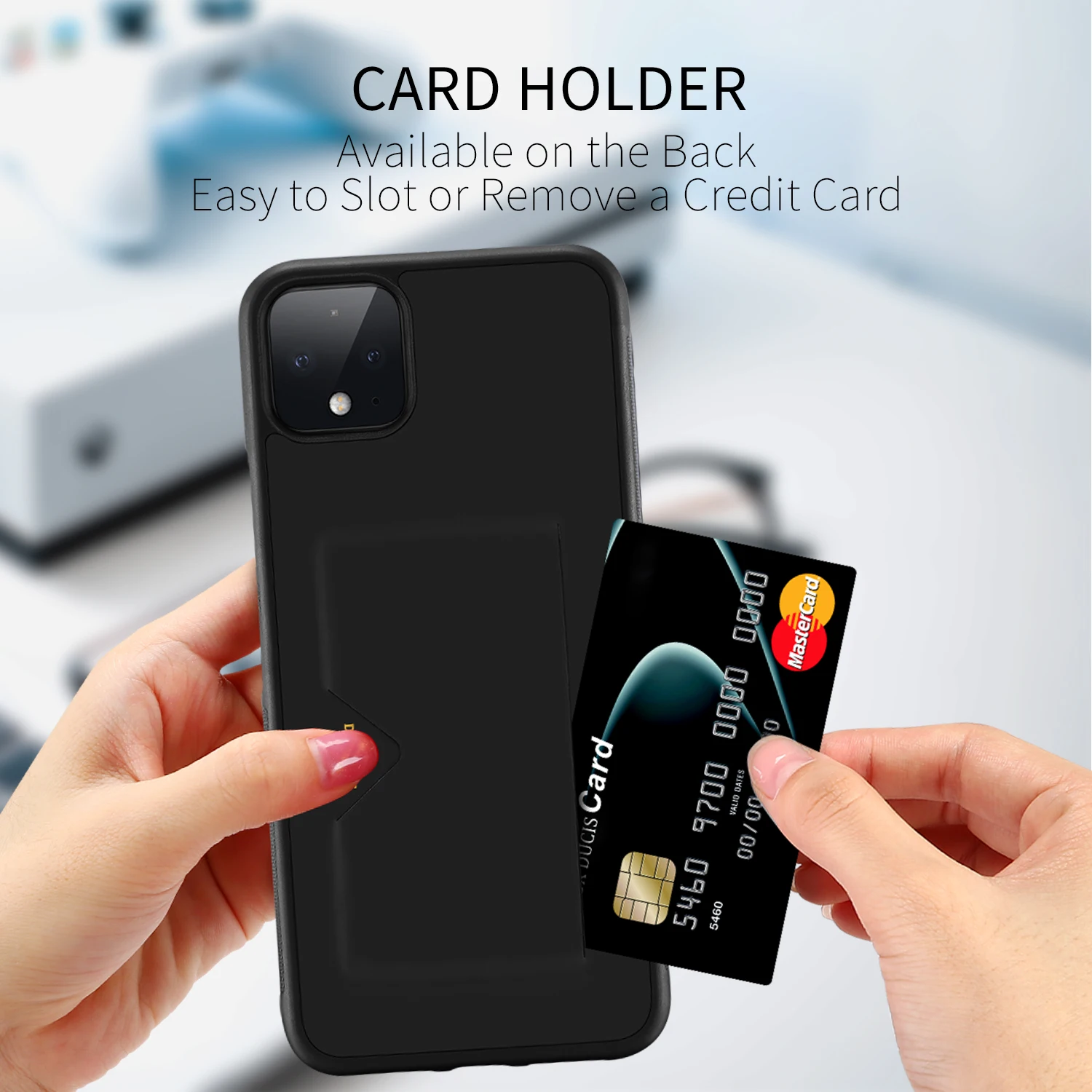 Чехол для карт из искусственной кожи для Google Pixel 4, роскошный чехол-кошелек для телефона Google Pixel4, противоударный чехол для задней панели, Funda Etui 5,7"