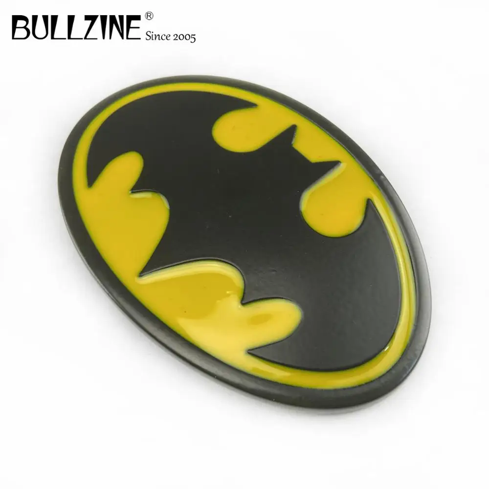 Пряжка для ремня Bullzine с черным покрытием FP 02052 подходит шириной 4 см|batman belt buckle|belt