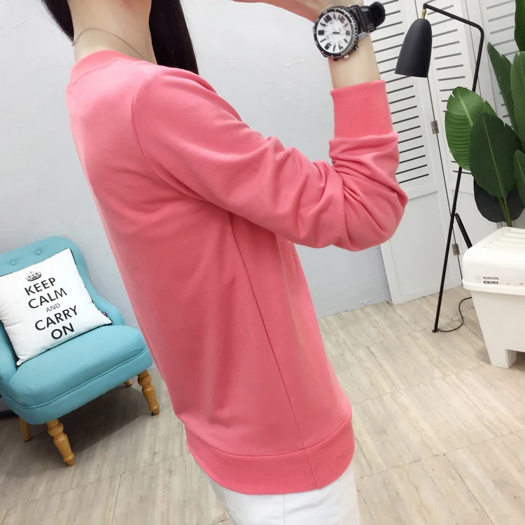 Poleras Mujer De Moda женская футболка с буквенным принтом, розовые женские топы, черная футболка с длинным рукавом и вышивкой, женская одежда размера плюс