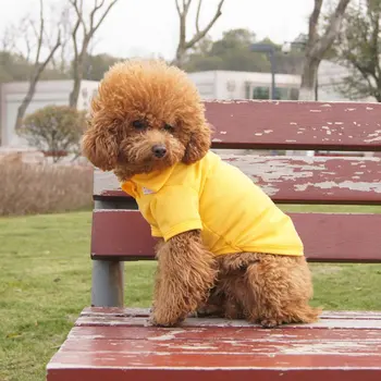 

New Fashionable Lovely Spring and Summer Clothes Teddy Dog POLP Shirt Pet Supplies For Dogs Cats