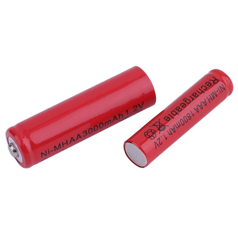 2-10 шт AA 3000mAh или AAA 1800mAh Ni-MH аккумуляторные батареи 3A 2A Ni-MH аккумулятор для игрушечный факел Часы MP3-плеер Battria