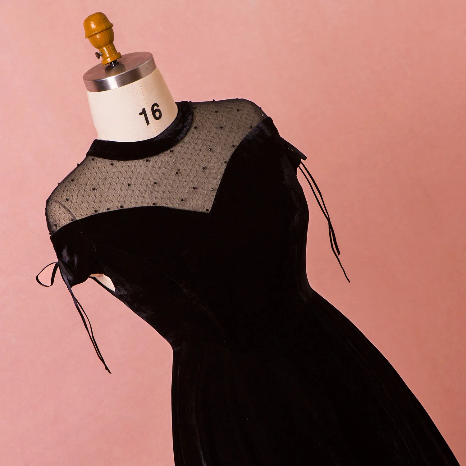 Классическое черное бархатное платье для выпускного вечера ТРАПЕЦИЕВИДНОЕ короткое платье с особенными рукавами милое платье длиной до середины икры с бисером платье на молнии