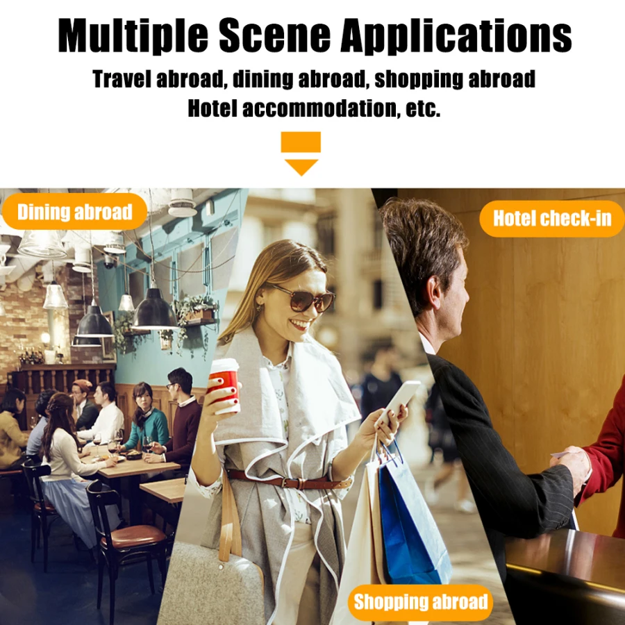 Camera Offline Interpreter 107 Multi-language Portable Travel Smart Voice Translator Photo Translat