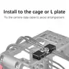 DSLR Camera Cable Clamp Portable Cage L plate Fitting Wire Clip Organizer Kit with 1/4 inch Screw Universal for SLR DSLR Camera ► Photo 2/6