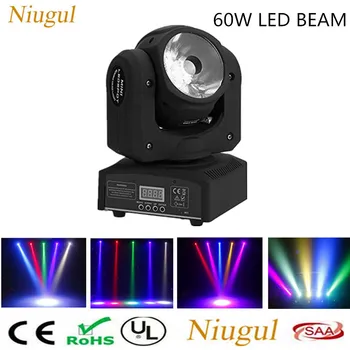 

High Brightness 60W RGBW 4IN1 LED Beam Light/NightClub DJ LED Spot Lighting /60W LED Linear Beam Spot Moving Head Stage Lights