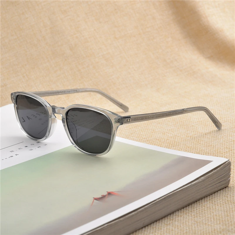 

Fairmont Acetate Sun Glasses Brand Travel Shade Rectangle Sunglasses Men Women OV5219 Vintage Retro Oculos Lunette De Soleil