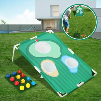 

New Indoor Outdoor Golf Practice Net Golf Trainer Tool Golf Hitting Cage Garden Grassland Practice Tent Golf Training Equipment