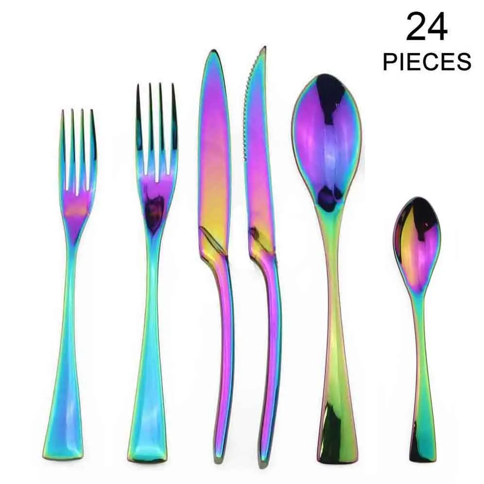 6pcs4set Rainbow