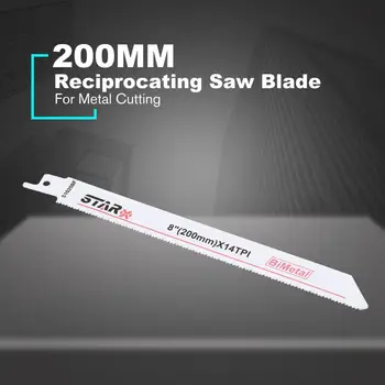 

200MM Reciprocating Curve Saw Blade Jigsaw Blade Metal Hacksaw Jig Saw Blades For Metal Saw Cutting Tools