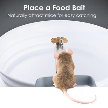 

Auto Reset Mouse Traps Household Stainless Steel Rolling Stick Live Mousetrap No Kill Pest Control Reusable Mice Catcher Tools