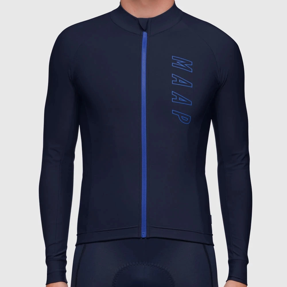 18 Abbigliamento ciclismo inverno winter thermal long sleeve cycling jersey kit MTB bike winter culotte largo ciclismo hombre - Цвет: 18