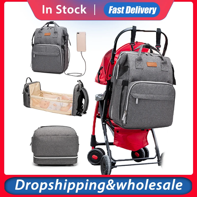 diaper bag with changing table