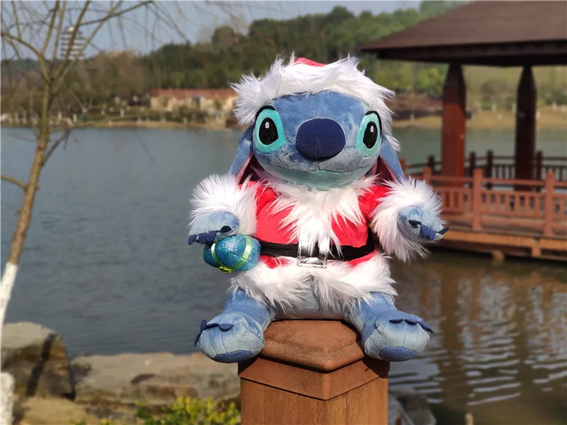 

Disney Star Wars Christmas clothing Stitch High Quality Cute Plush Toy Soft Stuffed Animal Doll Birthday Present For Child 28CM