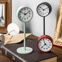 Metal Table Clock, Vintage Silent&Non-Ticking Alarm Clock, Retro Loud Desk Clock for Kids Bedroom Living Room Decoration 1