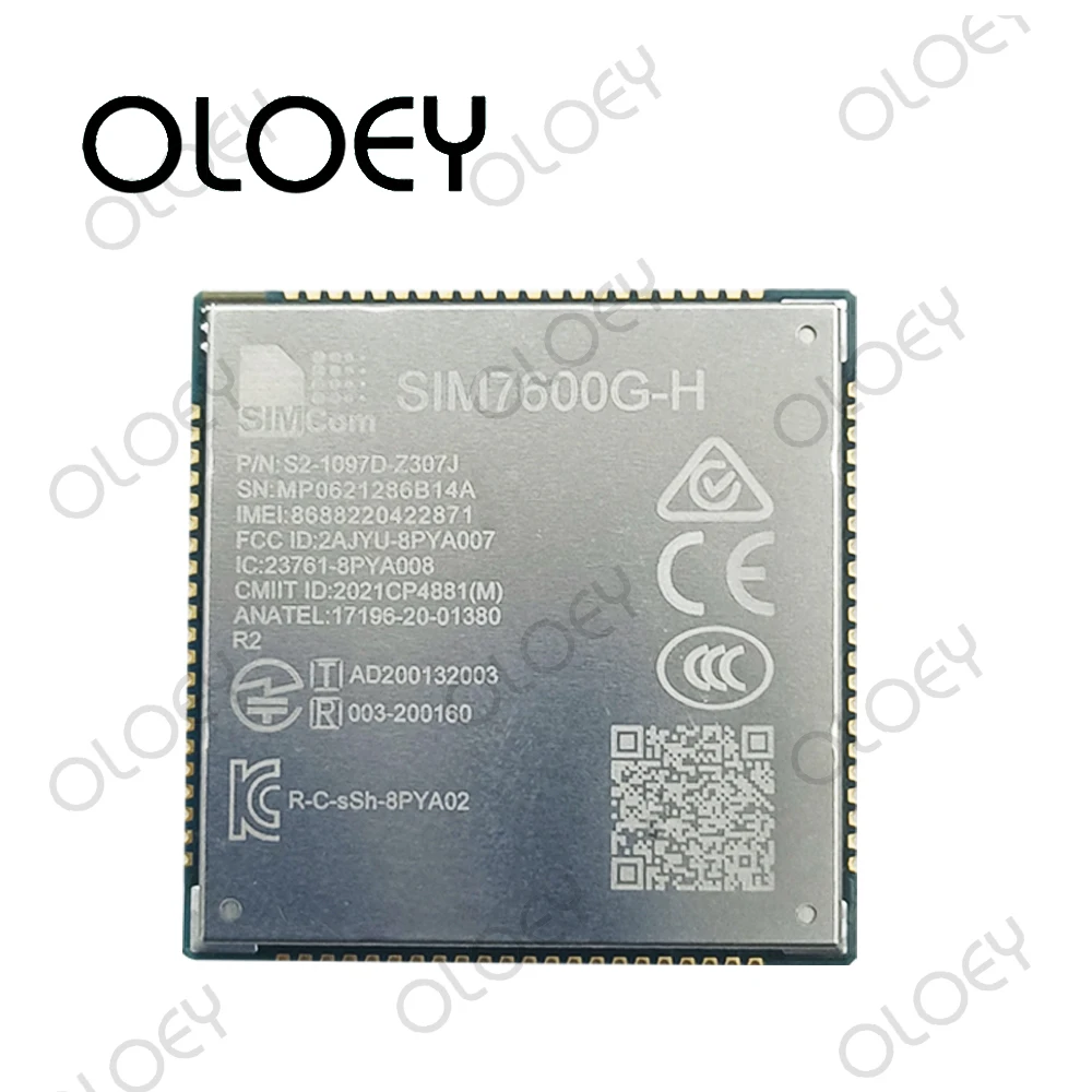 SIMCOM SIM7600G-H R2 LTE Cat 4 Module LTE-TDD/ LTE-FDD/HSPA+/GSM/GPRS/EDGE Compatible With SIM7500/SIM7600 Series |