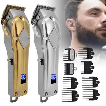 

Rechargeable Electric Hair Clipper Hair Trimmer Cutting Machine Styling Tool US Plug 110-240V Salon Barber Hairdressing Supplies