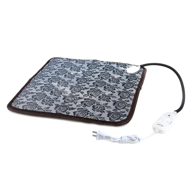 cenadinz Small Grey Bed, Pet Heating Pad Waterproof Electric