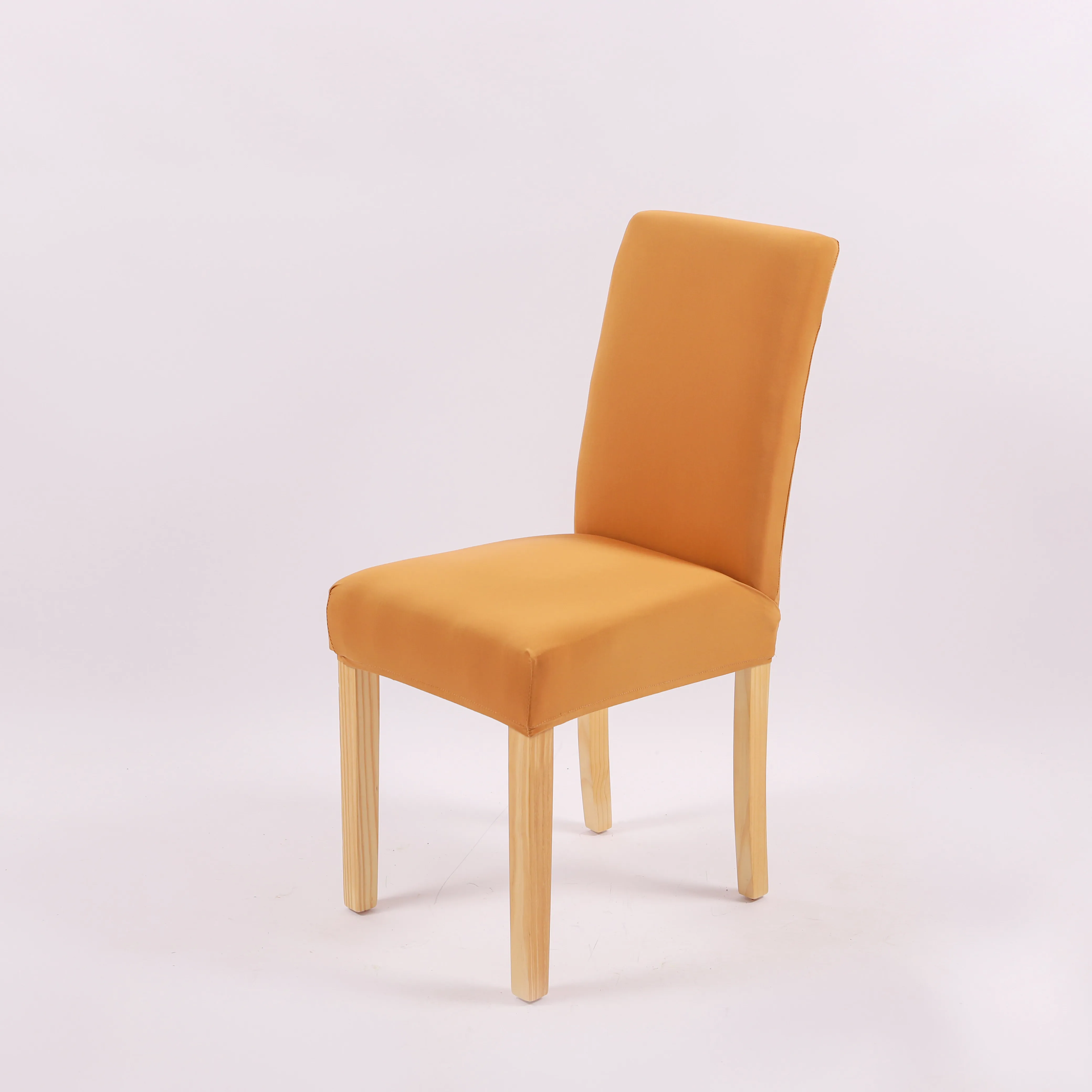 Zerolife Solid Color Chair Cover Dining Chairs Polyester Spandex Modern Plain Chair Covers Seat Cover Non-slip Wedding Banquet