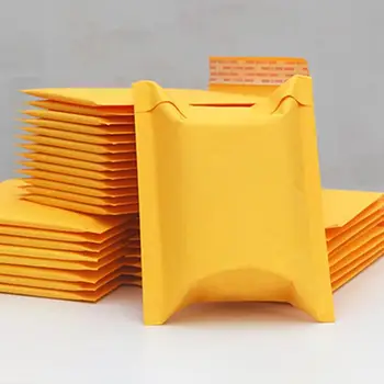 

1pcs Yellow Kraft Paper Bubble Envelopes Bags Express Packing Bag Mailing Bag