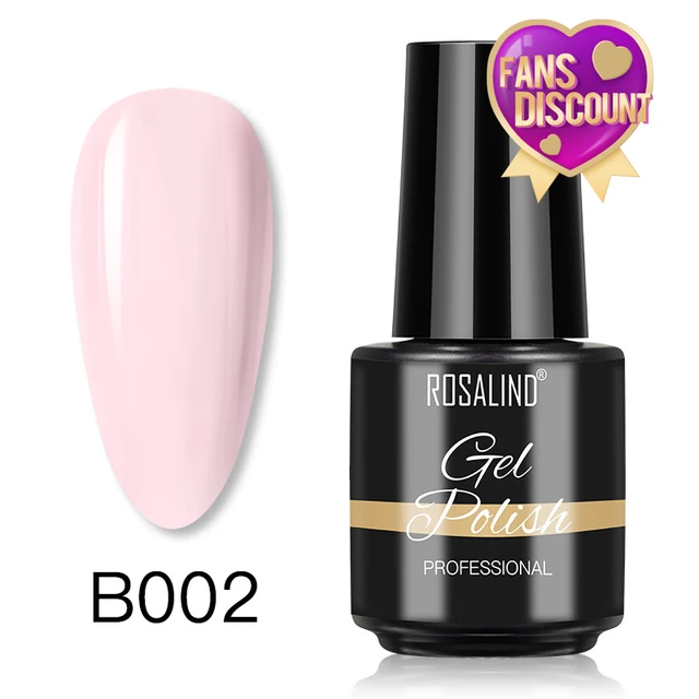 ROSALIND 7ml Gel Polish Semi Permanent Nails Gel Polish Soak Off UV LED Base Top Coat Vernis Nail Art Glitter Gel Varnish SLA-B002