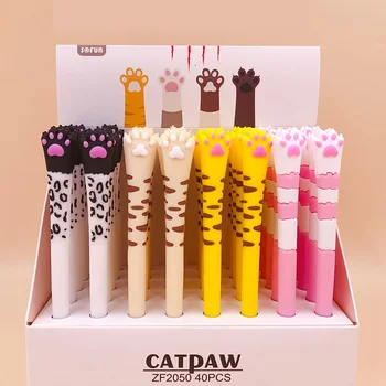 

36 pcs/lot Cat claw Gel Pen Cute 0.5mm black Ink Neutral Pen Stationery gift Material Office School writing Supplies