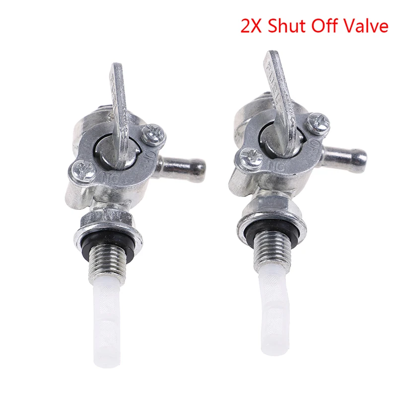 HELTC 2pcs Shut Off Valve Gas Fuel Tank Pump Petcock Switch Gasoline Generator Tank Pump Wholesale