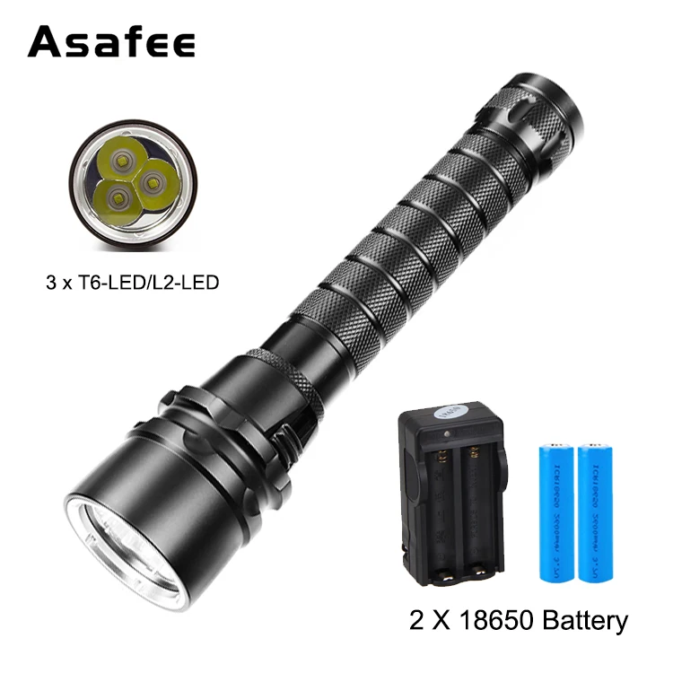 

Asafee led flashlight XML L2 most powerful flashlight 18650 usb torch lantern 18650 hunting lamp hand light FT001DLS
