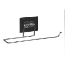 2pcs Kitchen Rag Paper Storage Rack Stainless Steel Holder Hanger Tissue Roll Towel Rack Bathroom Toilet Sink Door Hanging Hook