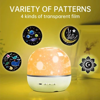 

Projection Lamp with Recitation Translation Speaker Muslim USB chargeable Bluetooth Horan Speaker APP Remote Control Night Light