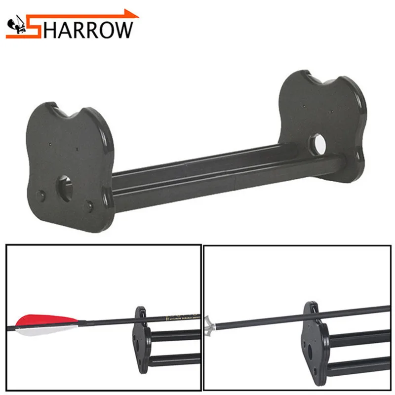 Günstige 1pc Pfeil Geradheit Detektor ABS Material Pfeil Federn Überprüfen Pfeilspitze Balance Inspektor Für Schießen Bogenschießen Zubehör