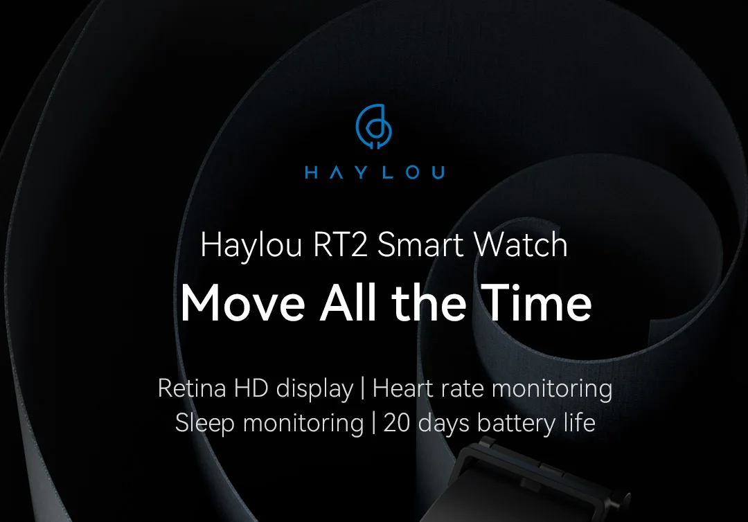 Youpin Haylou RT2 LS10 Smart Watch  IP68 Waterproof Smartwatch 12 Sport Mode Heart Rate Monitor Android IOS Blood Oxygen