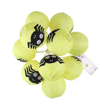 

Cute Cartoon Spider 10 LED Halloween Glowing Lantern Retractable Hand-held Lantern Ghost Festival Scene Arrangement Decorative L