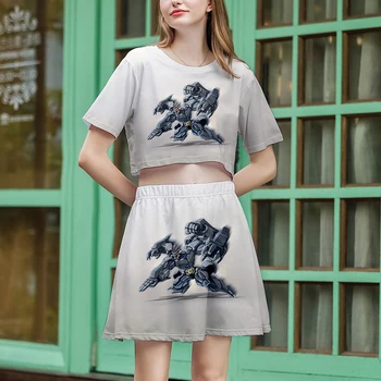 

2019 Pokemon suit Hot 2 Short Sleeve T-shirt and suit Machinery Two Piece High Quality Casual Pokemon New set summer