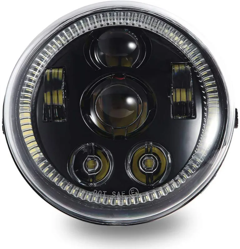 For VRSC/V-ROD LED Headlight with Daytime Running Light Oval Headlight for Screamin' Eagle CVO V-Rod Street Rod